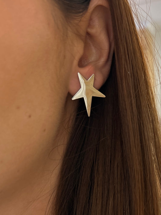 PENDIENTES STAR SILVER